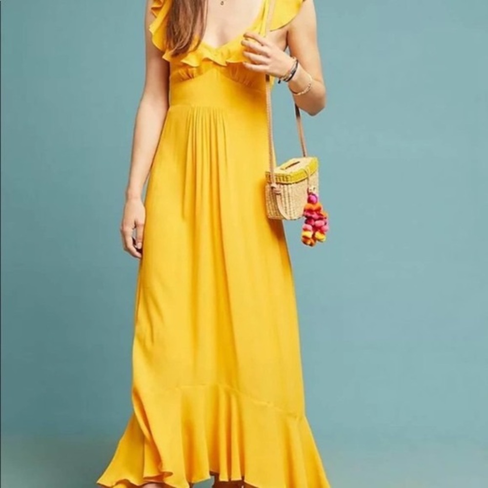 NWT Anthropologie Belle dress by Larke 💛 - Picture 2 of 6